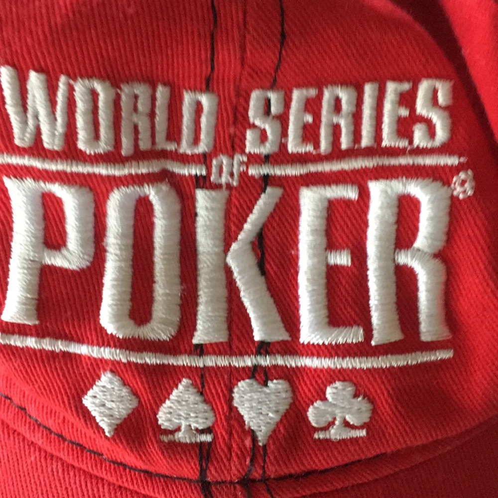 World Series of poker logo ball cap